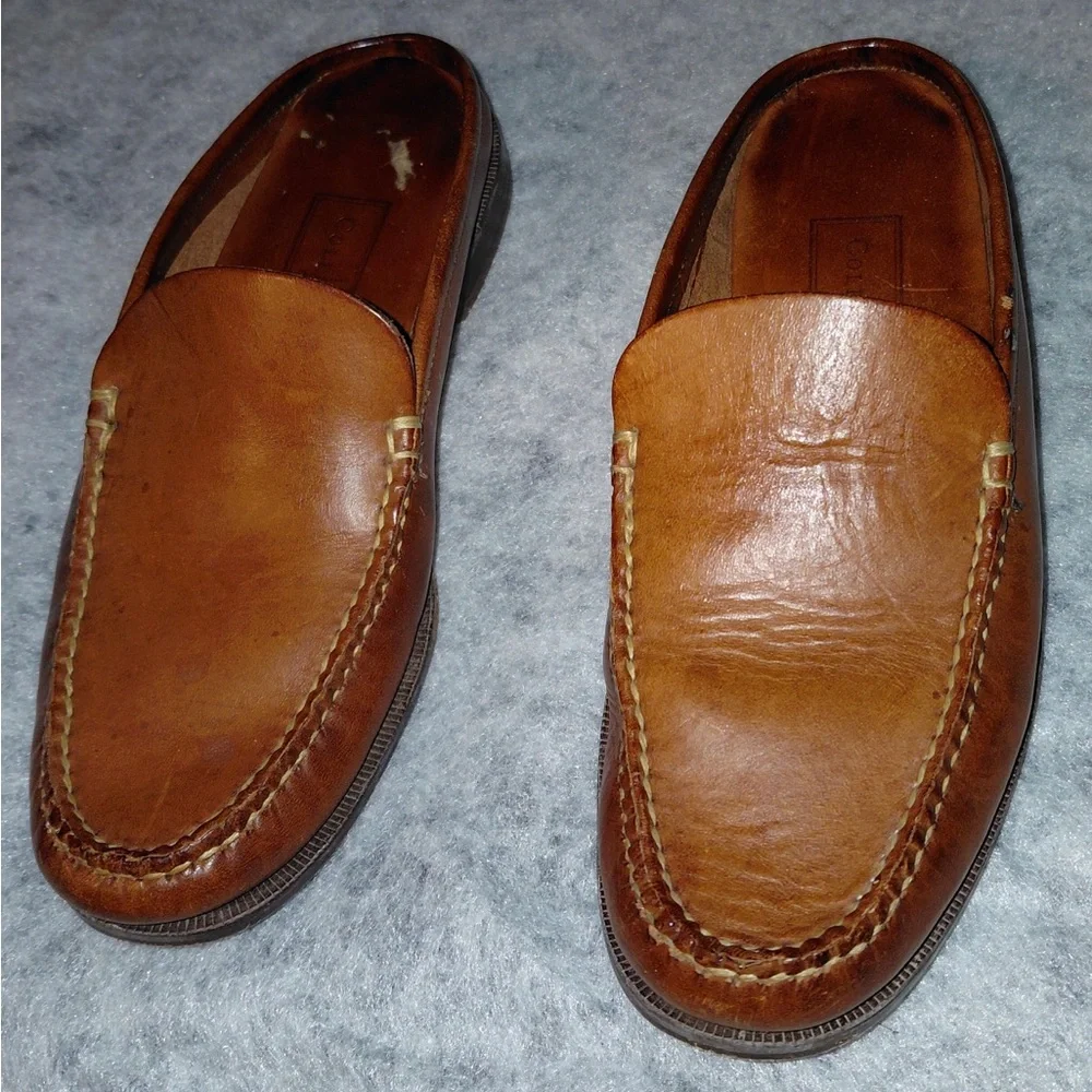 Cole Haan Brown Leather Slip-On Mules Women’s Size 5.5 - Picture 5 of 16